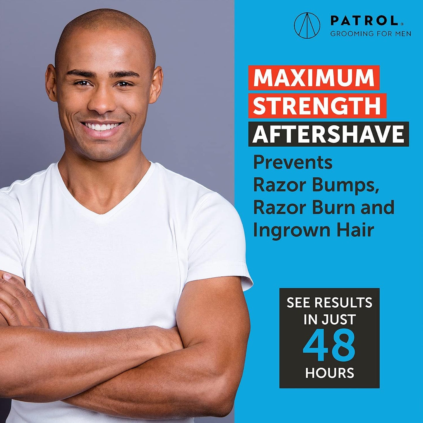 Maximum Strength Aftershave Formula - after Shave Solution Eliminates Razor Bumps and Ingrown Hairs - 4 Ounces