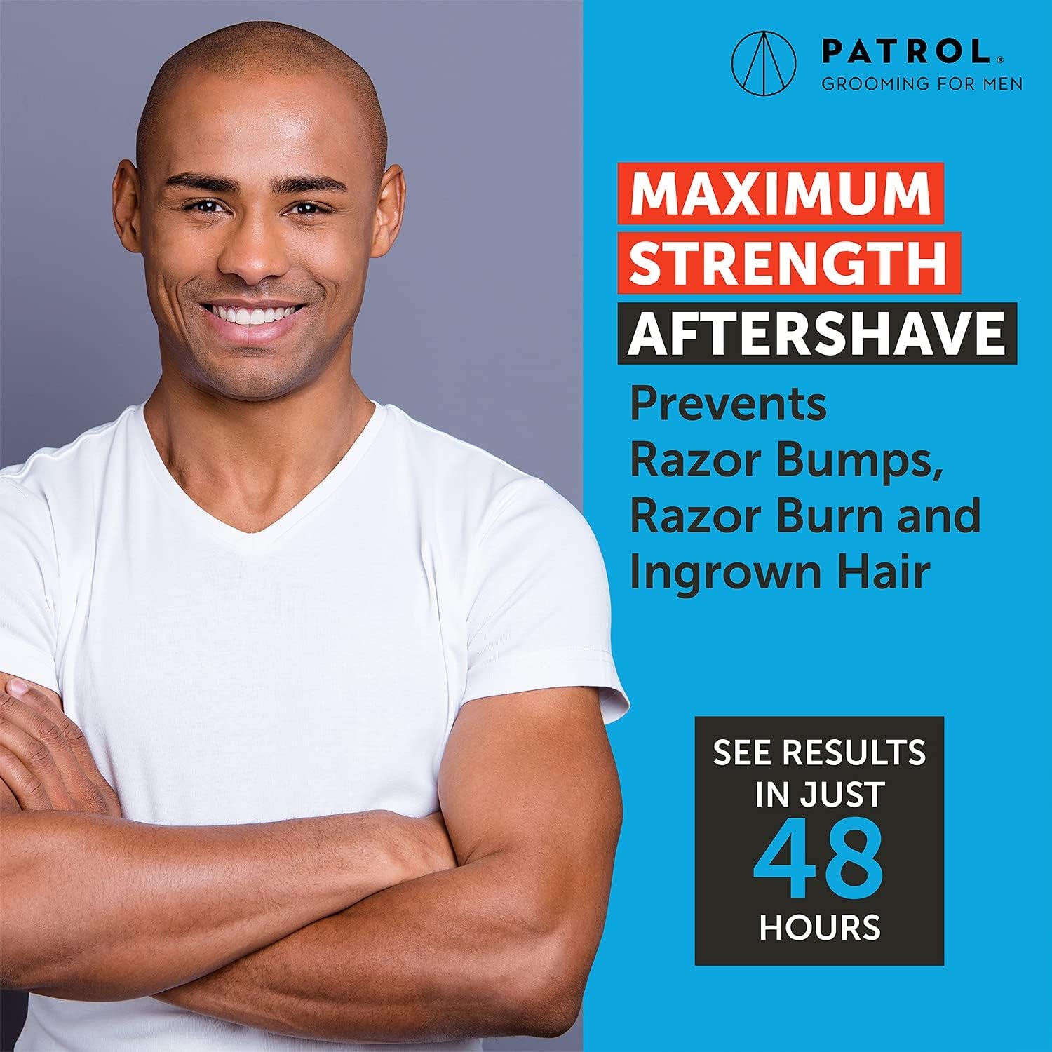 Maximum Strength Aftershave Formula - after Shave Solution Eliminates Razor Bumps and Ingrown Hairs - 4 Ounces